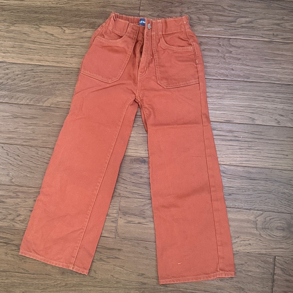 Old Navy Kids' Burnt Orange Wide Leg Pants